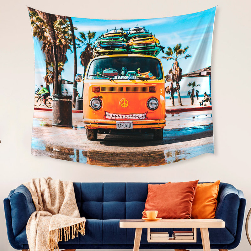 Polyester Tapestry, 52" H x 60" W x 0.2" D