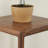 Solid Wood Plant Stand: Rounded Edges