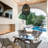 1-Light Outdoor Wicker Rattan Pendant-2064047593