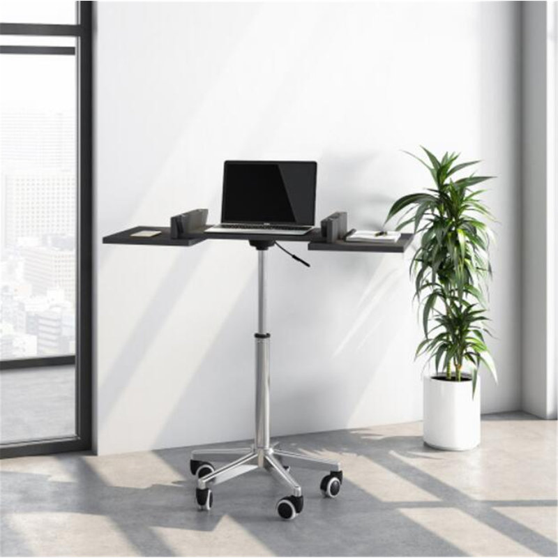 Kynlea 25.22'' H x 20.77'' W Laptop Cart with Wheels