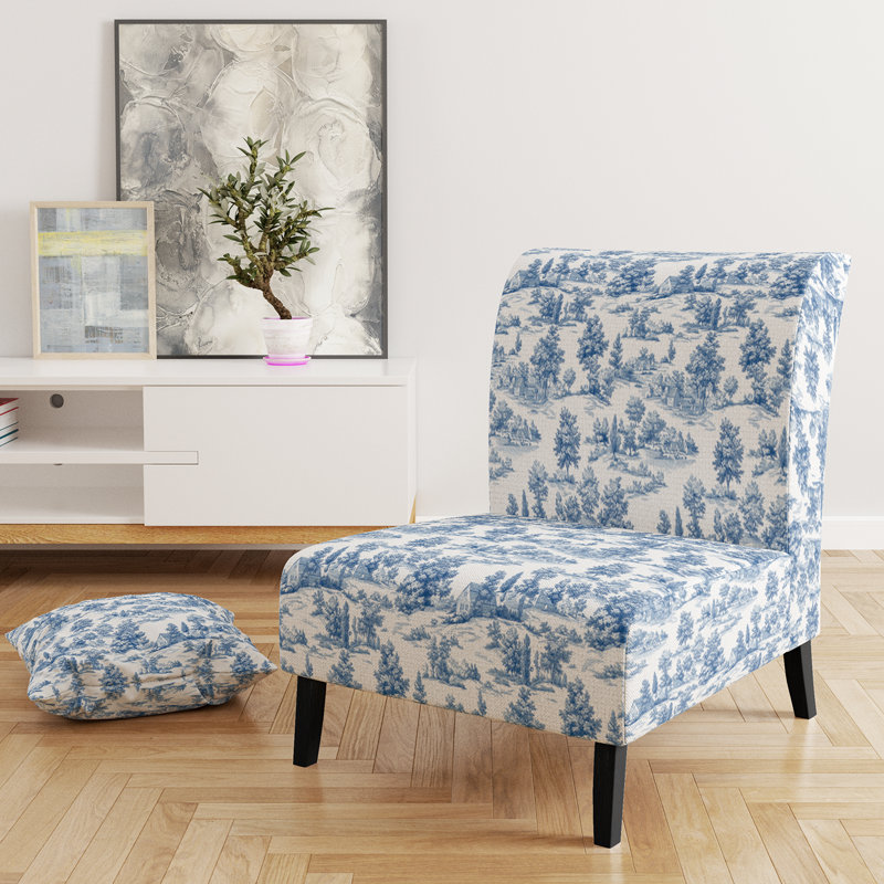 Fauteuil de chambre Country Farmhouse, Pantoufle sans accoudoirs
