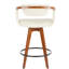 Tabouret de comptoir rembourré à hauteur fixe Dirksen-1157249831-1076643471