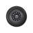 Gon Wall Clock, 20 Inch Embossed Hammered Gray Metal Frame And Dial