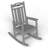 Outdoor Patio HDPE Rocking Adirondack Chair-930783623
