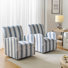 Arching 28" Wide Swivel Armchair (Set of 2)