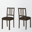 Chaises de salle à manger en bois manufacturé et en bois massif brun Libby, H 35,53 po x l 15,76 po x P 17,84 po