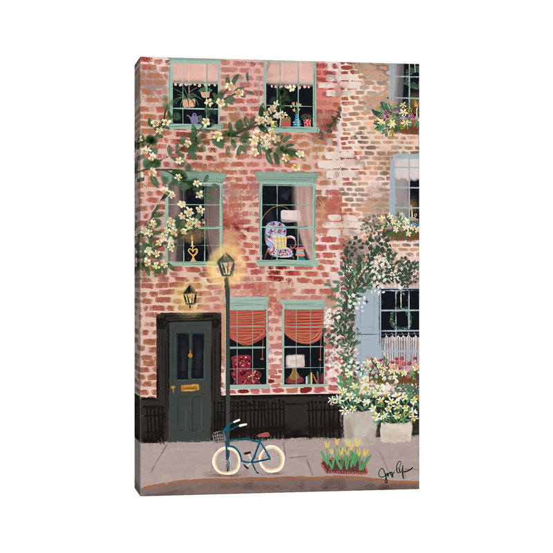 «Around the Corner» par Joy Laforme, impression sur toile tendue, H 26 po x l 18 po x 1,5 po