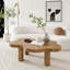 Table basse Burl Cloud à pattes rondes-285211850