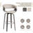 Tavar Upholstered Faux Leather Bar Stool-2070517370-2052157481