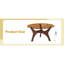 31.5" Glass Coffee Table, Mid-Century Modern Style-129414656