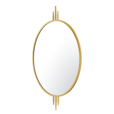 Propaganda Oval Wall Mirror - Gold