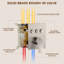 3-Function Dual Shower Head Pressure-Balanced Shower System With 4 Sprays Handheld-109312752