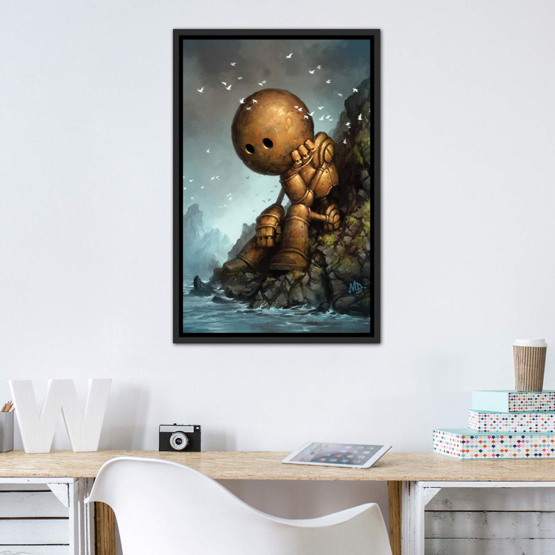 Fantasy & Sci-Fi, 40" H x 26" W x 1.5" D, Distressed Black Framed Canvas