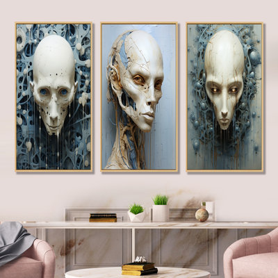 Crâne d'extraterrestres minimaliste