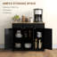 Buffet avec comptoir en bois massif-1096726318