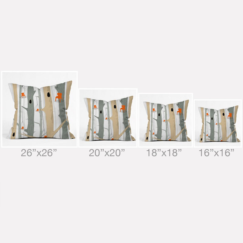 Throw Pillow, 18" x 18"