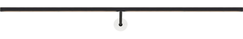 Plural Faceted Picture Light, Nightshade Black, 0.7" H x 30" W x 8.9" D, 20.8