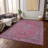 Machine Washable Indoor/Outdoor Claudian ACN1651 Pink Rug-104366051