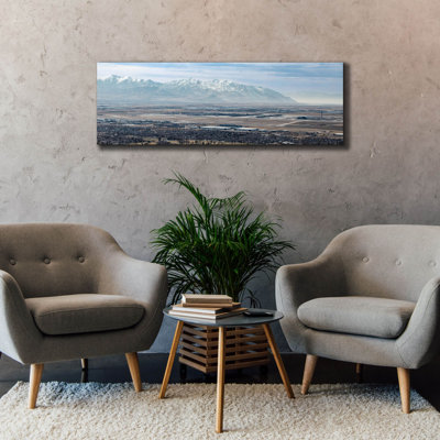  Art contemporain sur toile, "Salt Lake City" par Epic Portfolio, 60 po x 20 po