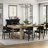 12-Person Rectangular Manufactured Wood Dining Table