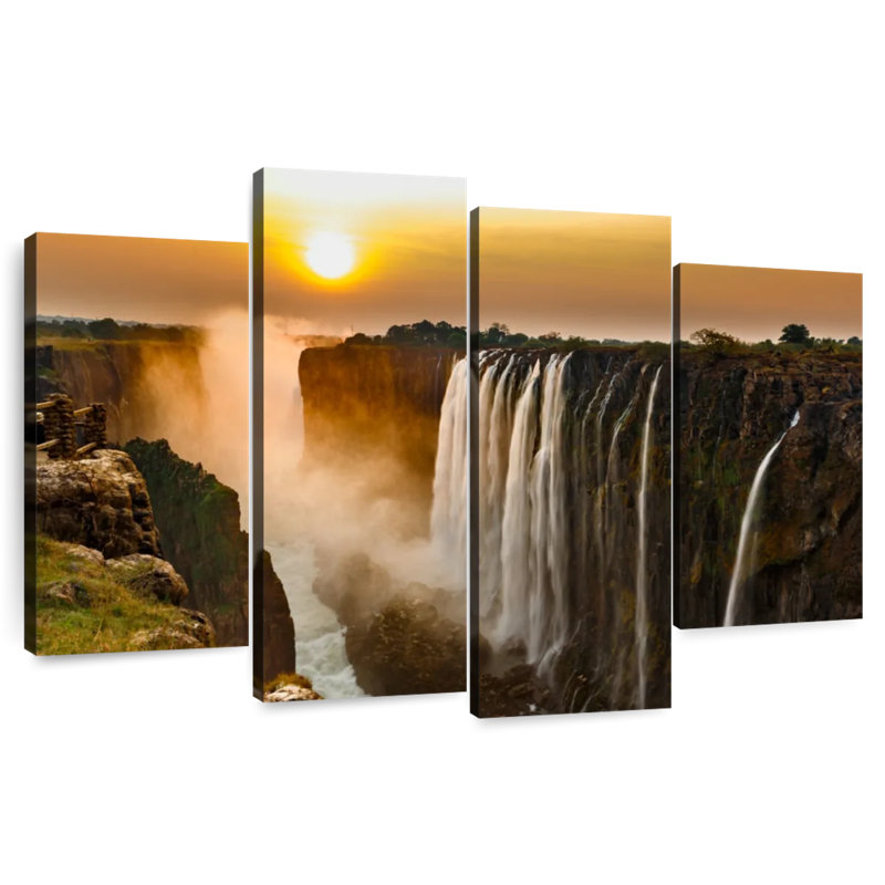 Alvord Victoria Falls Panorama, 32" H x 52" W