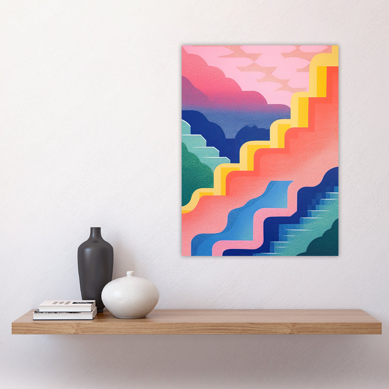 Wall Art Print Stairway To Heaven Abstract Screen Poster