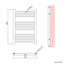 Gilliam Straight Towel Rail Heated Towel Rails-356527647