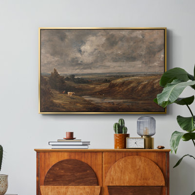 Hampstead Heath, 1825 - John Constable, toile tendue avec châssis
