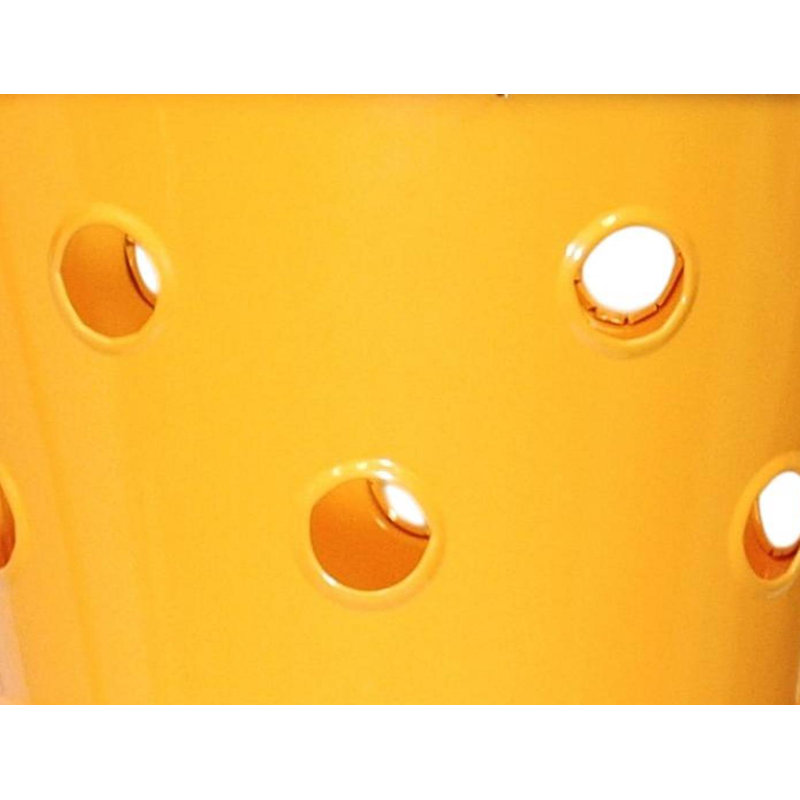 Pot à fleurs suspendu en acier galvanisé Inverleigh, Safran