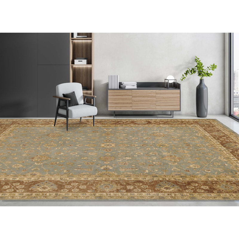 Wool Oriental Area Rug, Rectangle 12' x 18'