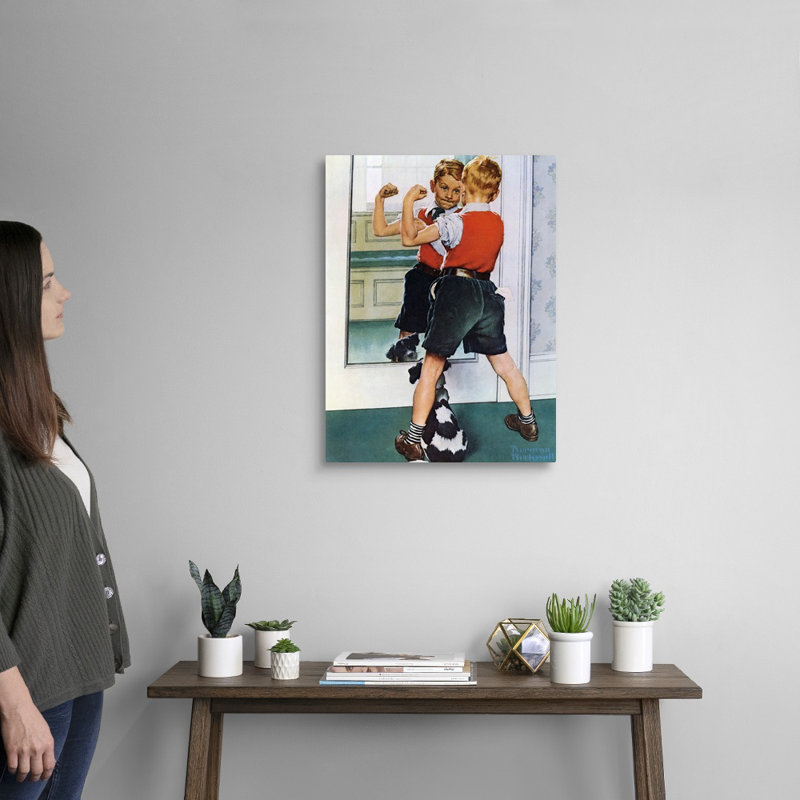 Art mural sur toile The Muscleman, Toile tendue, H 24 po x l 18 po x P 1,25 po