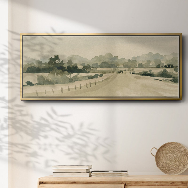 Rural Roads II- Framed Canvas