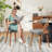Upholstered Dining Chair With Wooden Frame-1244952187-1252833041