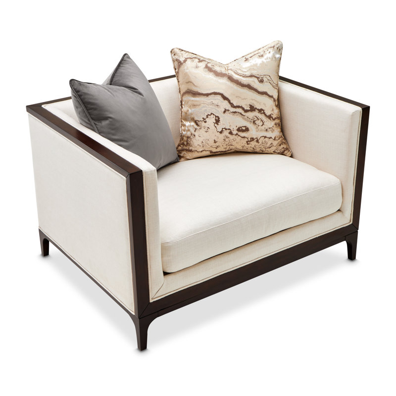 Fauteuil Belmont Place - crème / espresso