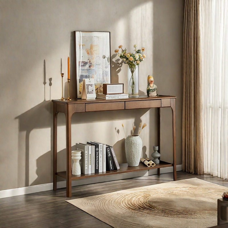Console Modern Minimalist, H 31,5 po x l 41,34 po x P 13,98 po, Brun