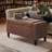 Atzel 36.25'' Tufted Rectangle Storage Ottoman,Storage Ottoman, Linen Upholstered Storage Bench with Lift Top and Button Tufted for Living Room-548513374