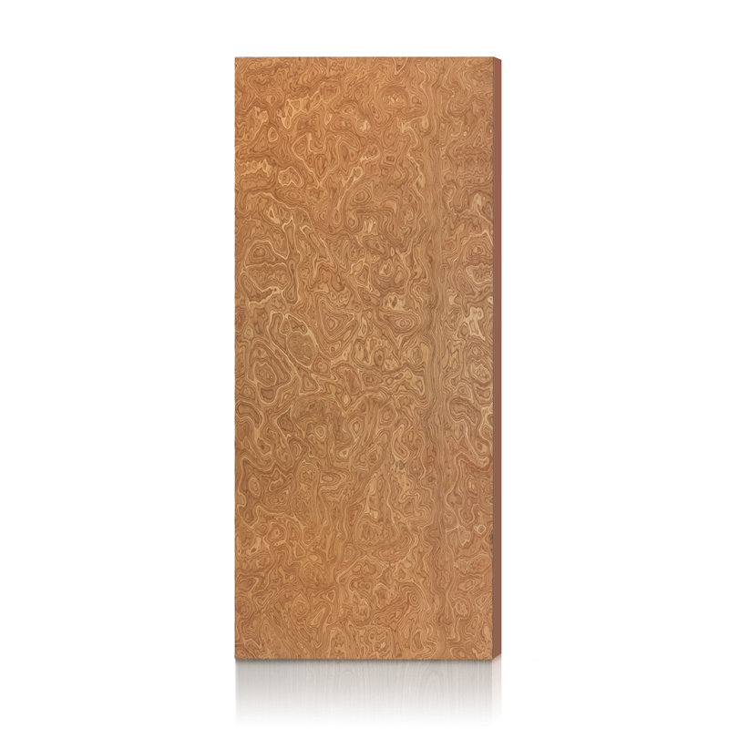 Dalle de porte intérieure en placage de noyer lisse lisse, 24 po x 84 po