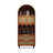 Cherry Wood Color + Beige Solid Wood + Rattan Display Cases-120678519
