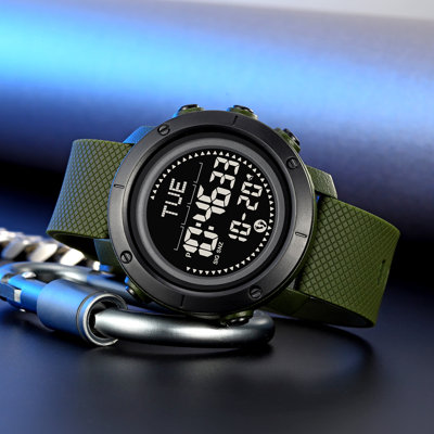 smart watch Men's Outdoor Sports Digital Watch Waterproof With Luminous Display Suitable For Hiking Camping Running Swimming And Other Sports