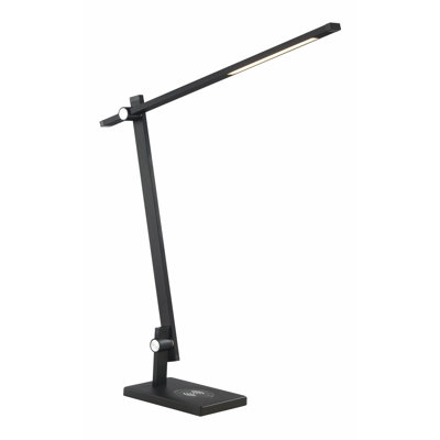 Lampe de table à DEL George Kovacs au fini charbon anodisé