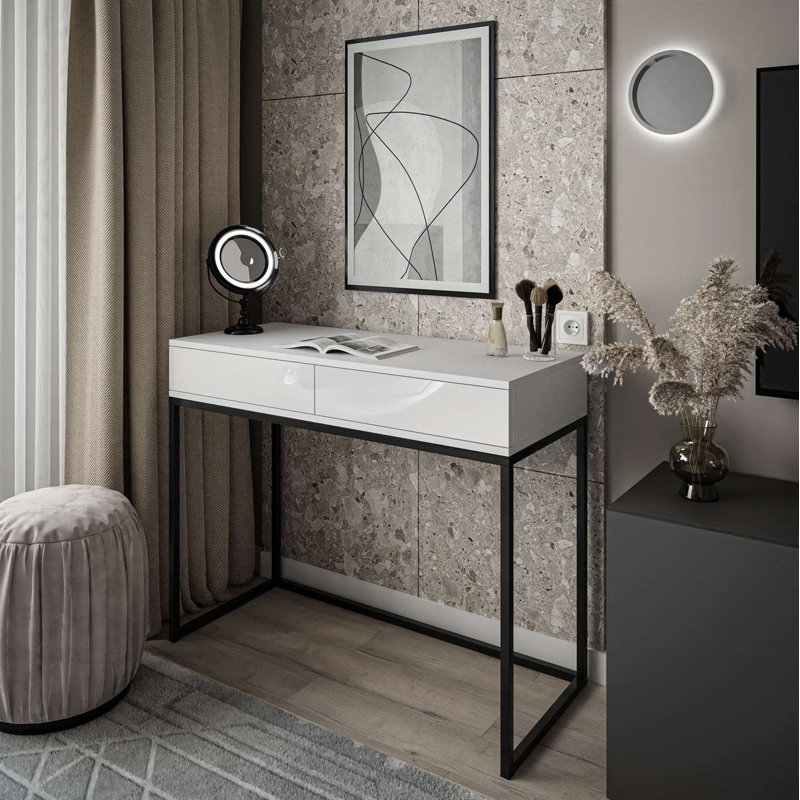 100cm Console Table, Black