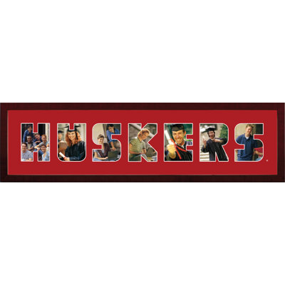 Cadre photo à collage ncaa nebraska cornhuskers