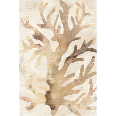 Parchment Coral III by June Erica Vess - Painting on Canvas