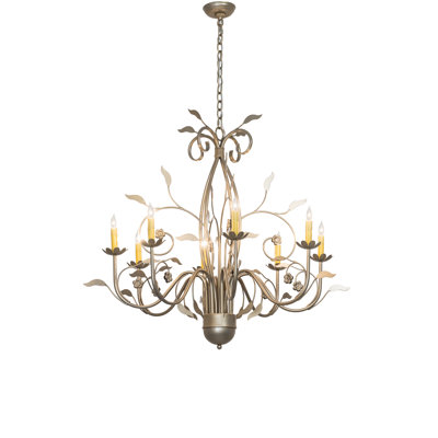 36" Wide Bordeaux 8 Light Chandelier