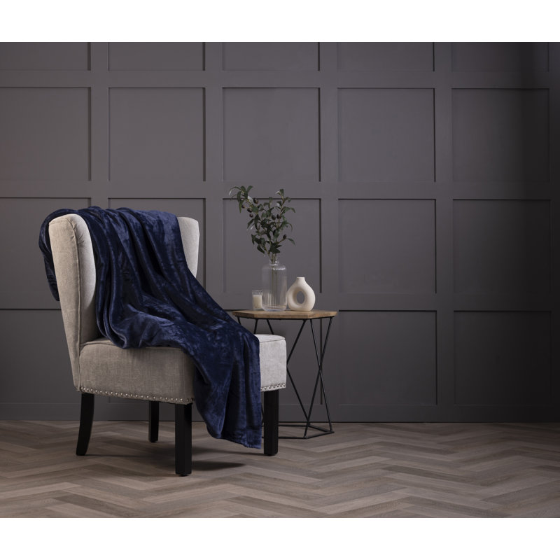 Heatholder Blankets Throw Blanket, Navy