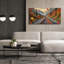 Art mural sur toile Ghiselin «Fall Railroad Landscape» par Rey Klimt-854390134