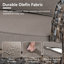 Ensemble 7 pièces en osier d'extérieur avec foyer Valierius, canapé 3 places, fauteuils pivotants et repose-pieds-1672144920