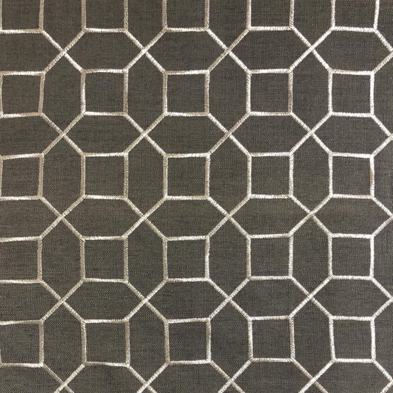 Suite Sedgewick Trellis Fabric, Graphite