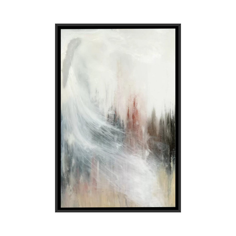 « shift », impression sur toile, H 26 po x l 18 po x P 1,5 po, Toile avec cadre noir, Pas de tapis