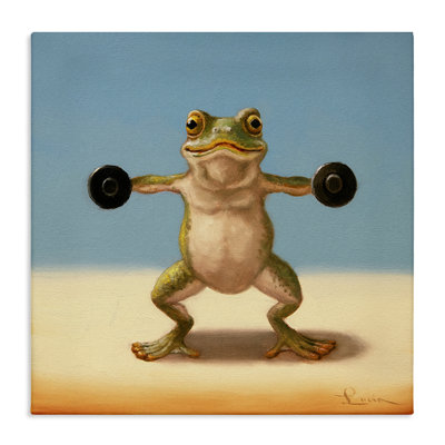 Toile de grenouille, poids de l'exercice, par Lucia Heffernan